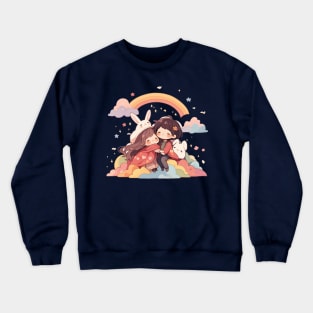 girl and boy Crewneck Sweatshirt